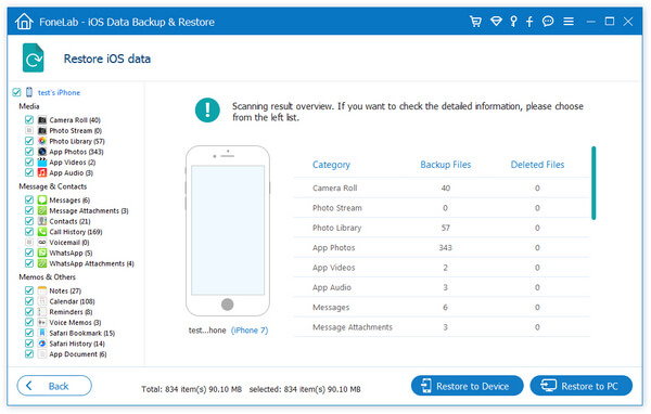 restore contacts backup to iphone