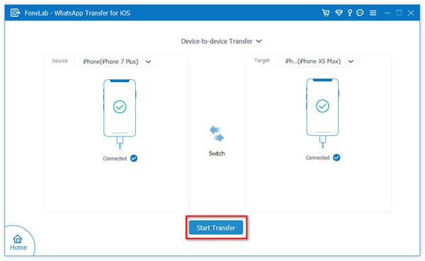 Transfer WhatsApp Between iPhone